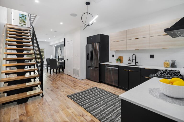 Structural Stair Opening Modifications in Philadelphia Rowhomes shown in a realistic Philadelphia, PA residential construction setting.