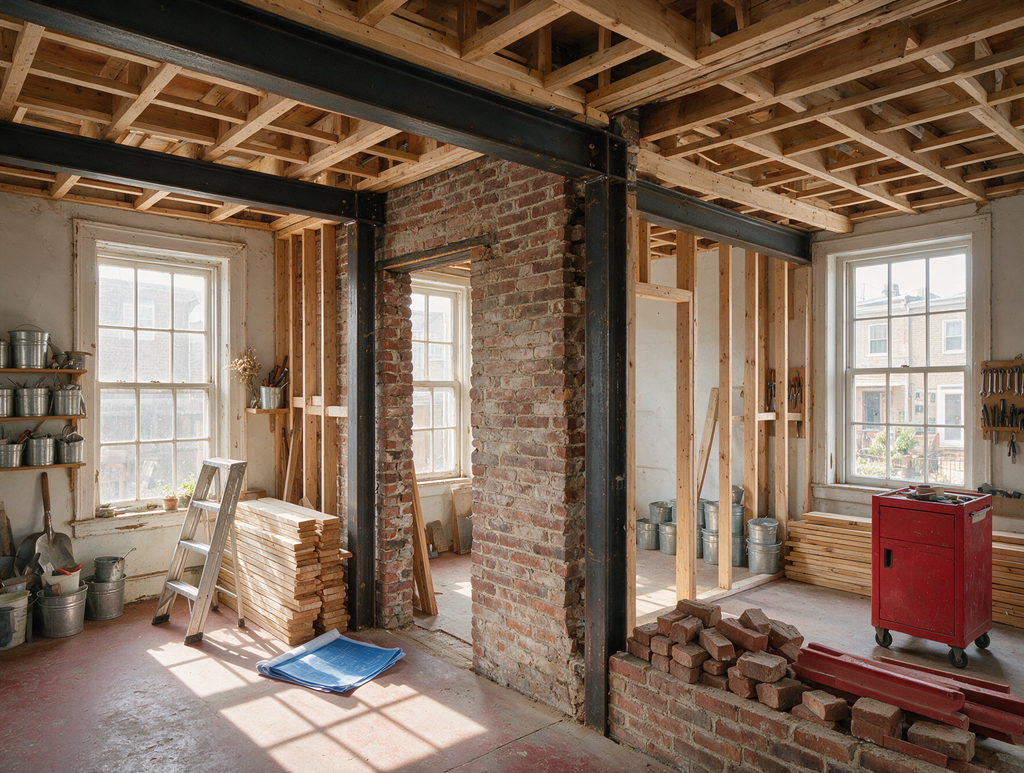 Combining Two Philadelphia Rowhomes into One Single-Family House in Philadelphia

