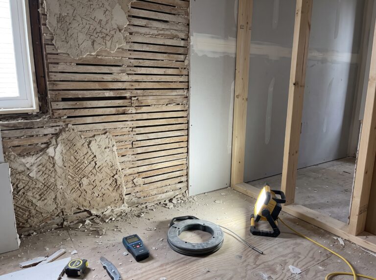 Plaster vs drywall philadelphia rowhome detail for residential work in Philadelphia.